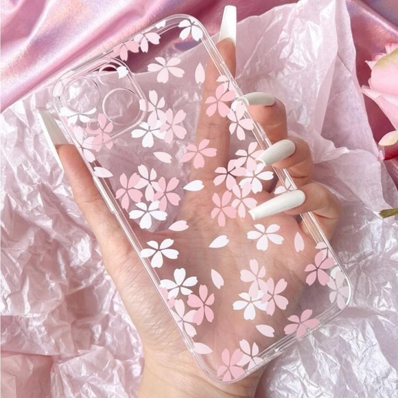 ⚠️Clearance💕iPhone 13/Pro/Pro Max Pink Flower Phone Case - Picture 2 of 4